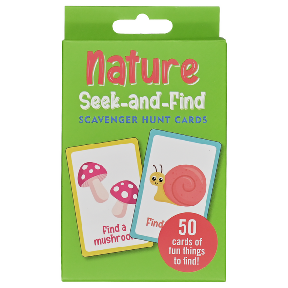 Nature Seek and Find Scavenger Hunt Cards