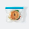 (Re)zip 2 pk Flat Leak-Proof Reusable Sandwich Bags, Emerald/Blue