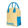 Fluf Zipper Lunch Bag, Lunch Butter Blue