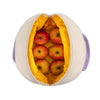 Fluf Zipper Lunch Bag, Lunch Poppy/Lavender