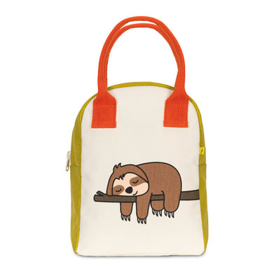 Fluf Zipper Lunch Bag, Lunch Sloth