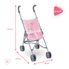 Corolle Doll Umbrella Stroller, Pink
