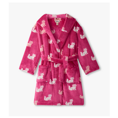 Hatley Little Kitties Fuzzy Fleece Robe