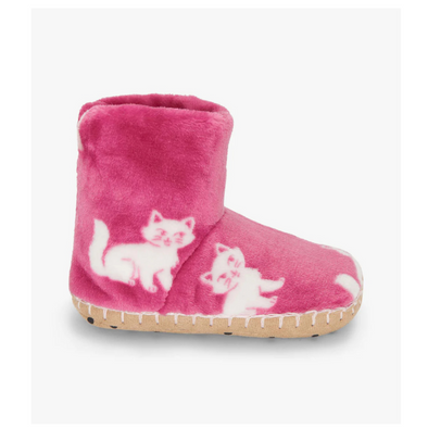 Hatley Little Kitties Fuzzy Fleece Slippers
