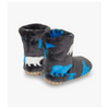 Hatley Polar Bear Silhouette Fuzzy Fleece Slippers