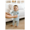 Loulou Lollipop Waffle Knit Sleeper,Seaglass