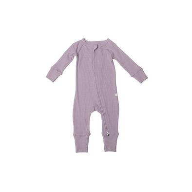 Loulou Lollipop Waffle Knit Sleeper, Lavender
