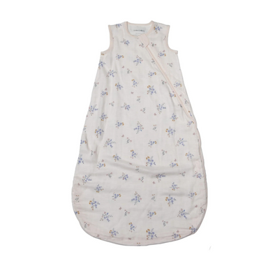 Loulou Lollipop Muslin Lightweight Sleep Bag 0.5 TOG, Ditzy Floral