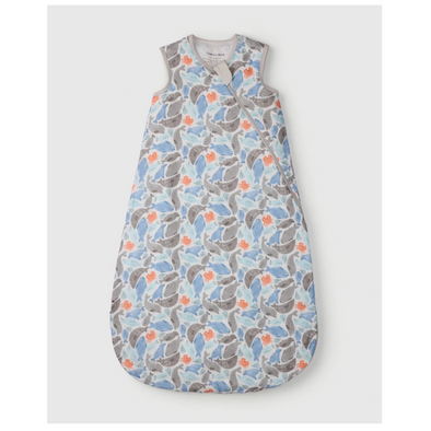 Loulou Lollipop Muslin Lightweight Sleep Bag 0.5 TOG, Seals