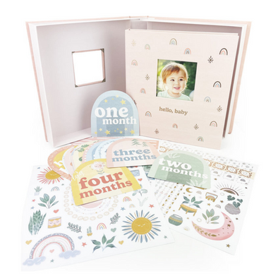 Hello Baby Keepsake Book Pink