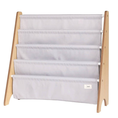3 Sprout Recycled Fabric Kids Book Rack, Light Gray (LOCAL PICKUP ONLY)