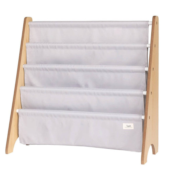 3 Sprout Recycled Fabric Kids Book Rack, Light Gray (LOCAL PICKUP ONLY)
