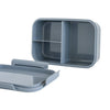 3 Sprouts Recycled Plastic Bento Box, Blueberry Blue