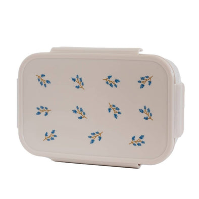 3 Sprouts Recycled Plastic Bento Box, BlueberryTaupe