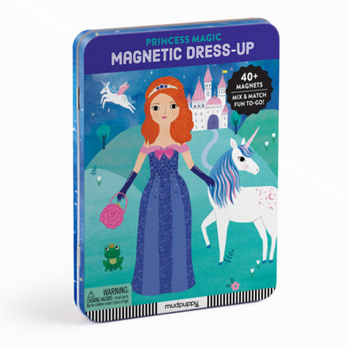 Mudpuppy Magnetic Dress Up, Princess Magic