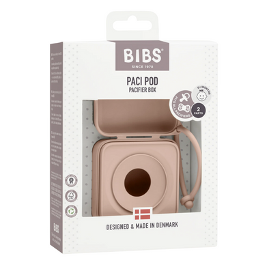 Bibs Pacifier Box, Blush