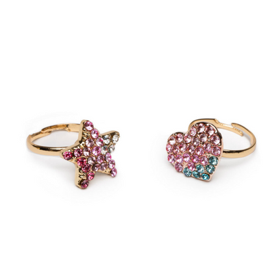 Great Pretenders Dreams of Love Spinner Rings 2pc Set