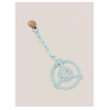 JujuBe Silicone Teether Ring with Clip, Bunny