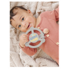JujuBe Silicone Teether Ring with Clip, Happy Vibes