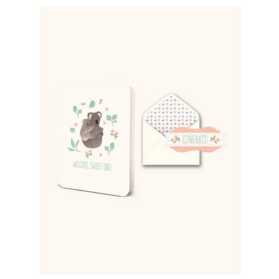 Studio Oh Greeting Card, Welcome Sweet One