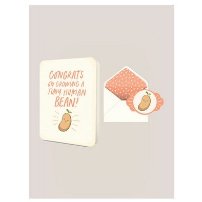 Studio Oh Greeting Card, Tiny Human Bean