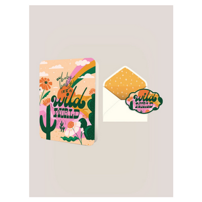 Studio Oh Greeting Card, Baby Its a Wild World