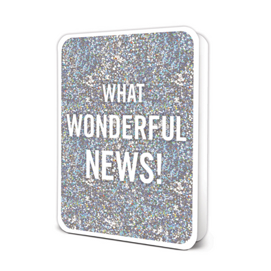 Studio Oh Greeting Card, What Wonderful News!