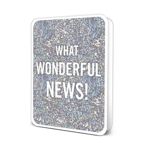 Studio Oh Greeting Card, What Wonderful News!