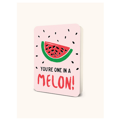 Studio Oh Greeting Card, One in a Melon