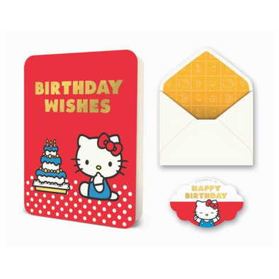Studio Oh Greeting Card, Retro Hello Kitty Birthday Wishes