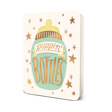 Studio Oh Greeting Card, Poppin' Bottles