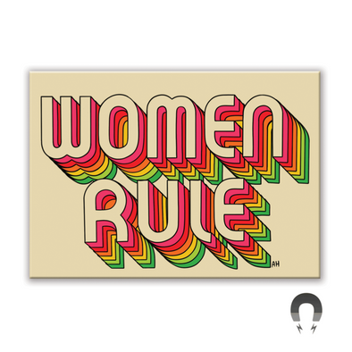 Badge Bomb Magnet, Women Rule
