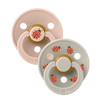 Bibs x Studio Collection Colour 2pk Natural Rubber Round, Ladybug Blush Mix Size 2