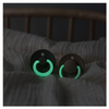 Bibs Colour 2pk Pacifier Natural Rubber Round Black Glow Size 2
