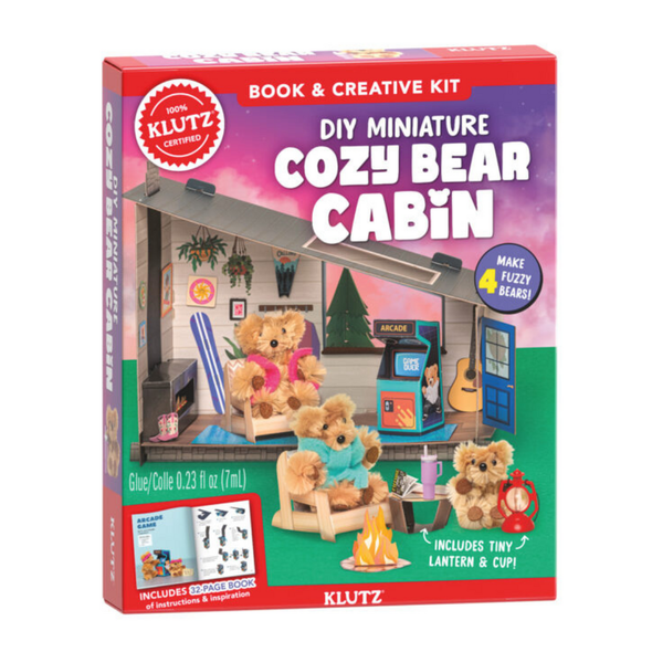 Klutz DIY Mini Cozy Bear Cabin