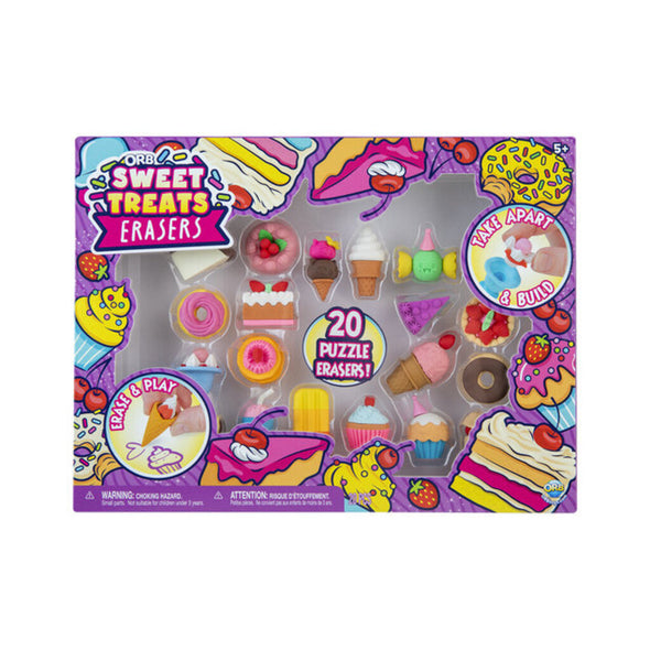 Orb Pull Apart Stackers Erasers, Sweet Treats