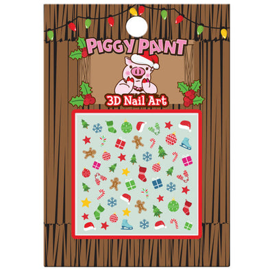 Piggy Paint 3D Nail Art, Christmas Cutie