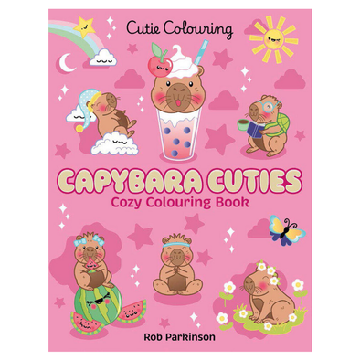 Capybara Cuties Colouring Book