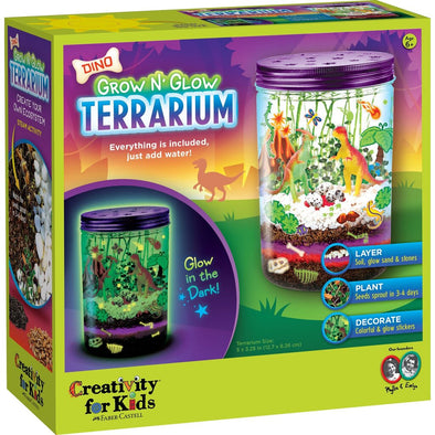 Creativity For Kids Grow n' Glow Terrarium Dino