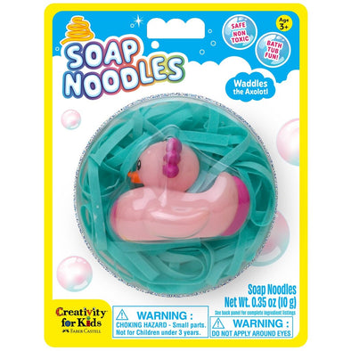 Creativity For Kids Soap Noodles, Waddles the Axolotl