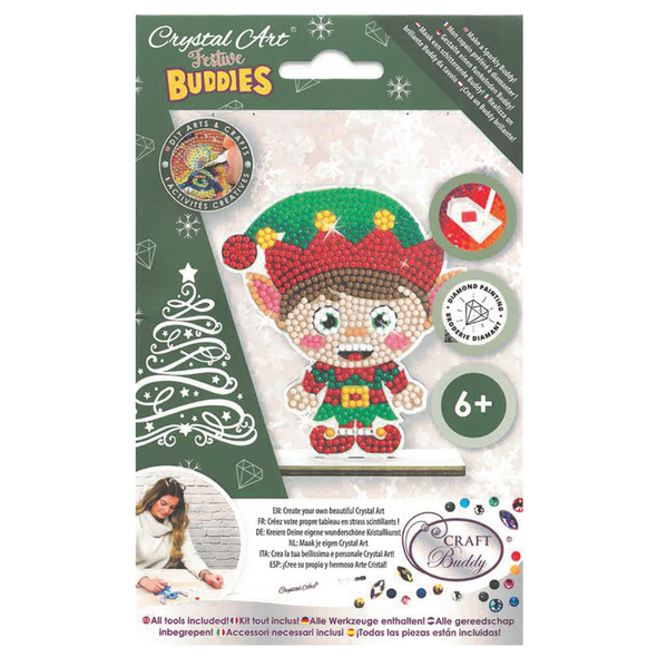 Crystal Art Festive Buddies, Elf