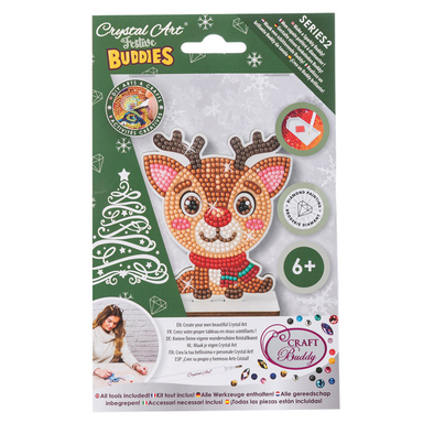Crystal Art Festive Buddies, Reindeer