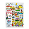 Bright Stripes Puffy Sticker Play Set, Busy Town