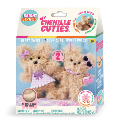 Bright Stripes DIY Chenille Cuties, Beary Sweet