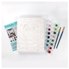 Bright Stripes Paint by Number, Moonlit Unicorn