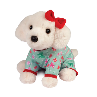 Douglas White Lab with PJs Medium