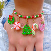 Charm It! Gold Candy Cane Charm