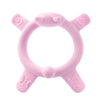 Pigeon Pink Rabbit Silicone Teether