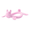 Pigeon Pink Rabbit Silicone Teether