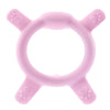 Pigeon Pink Rabbit Silicone Teether